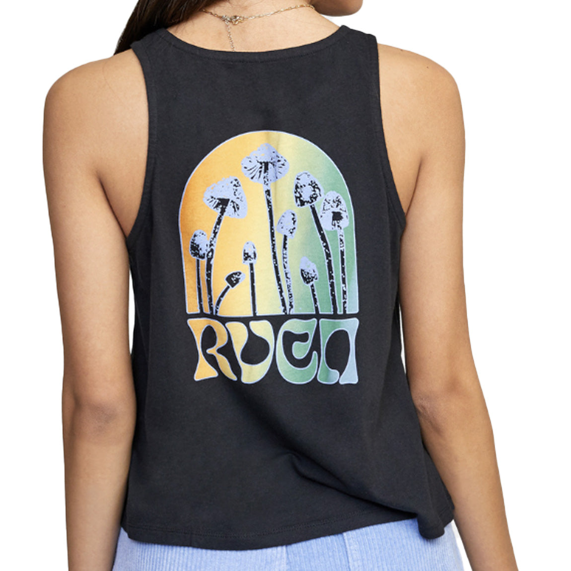 RVCA DREAM FIELD TANK - BLK