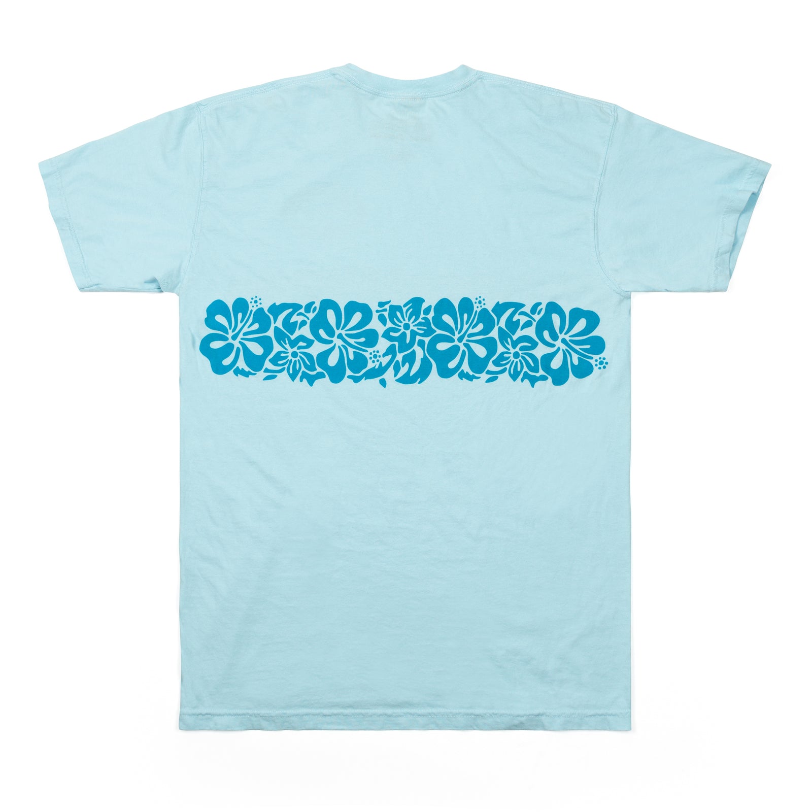 FLORAL BAND Premium Classic S/S T-Shirt - Chambray