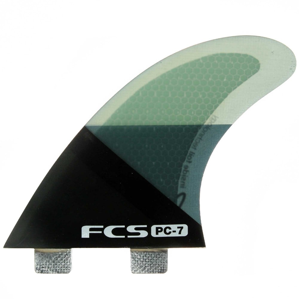FCS PC-7 Tri-Quad Fins Smoke Slice