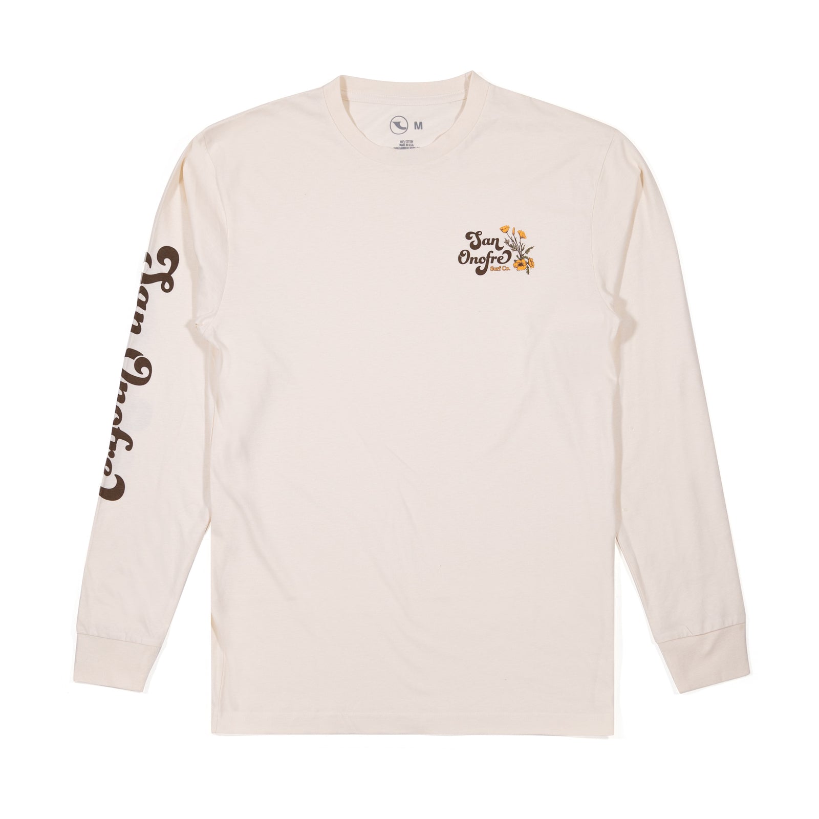 NATIVE POPPY LONGSLEEVE TEE WHITE