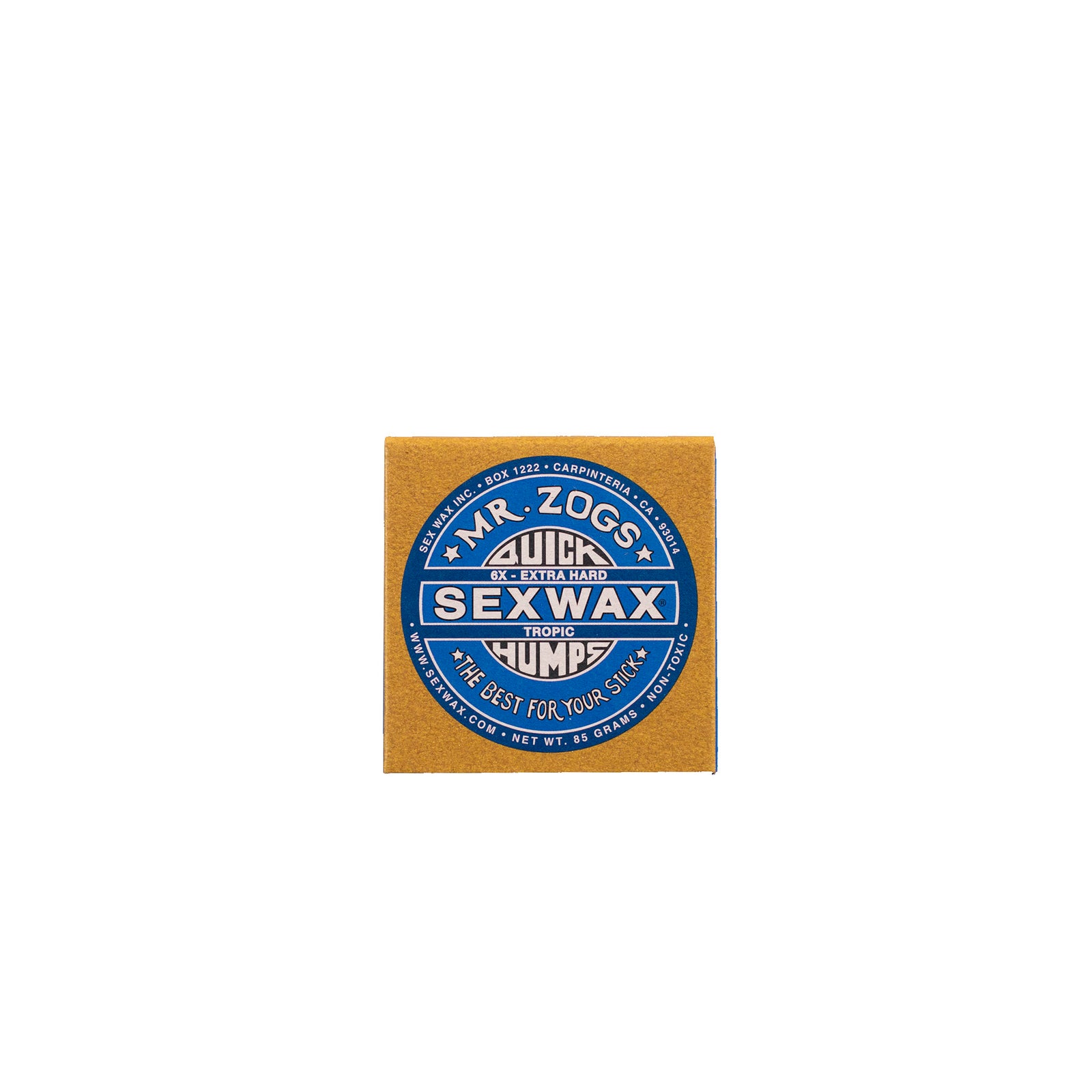 SEXWAX QUICK HUMPS SURF WAX: ECO BOX TROPIC/BASECOAT 6X