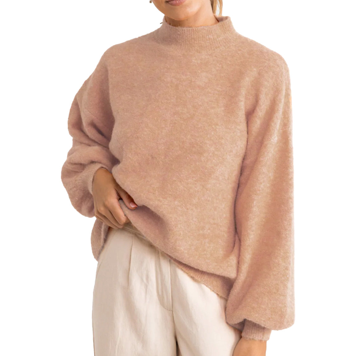 RHYTHM GOLDEN AGE JUMPER - PEACH