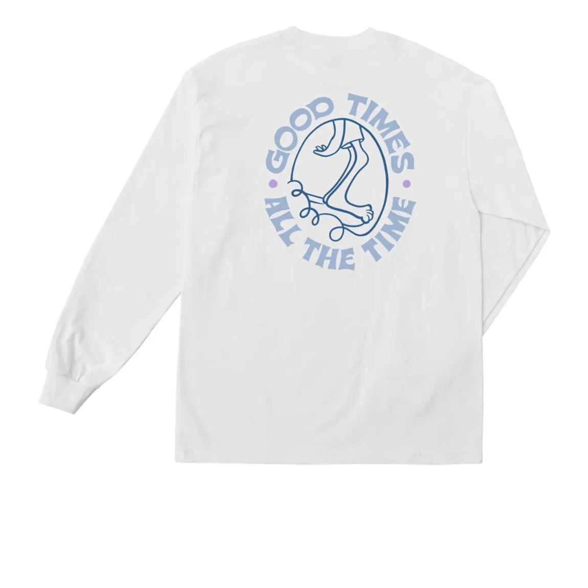 DARK SEAS TOES L/S TEE - WHT