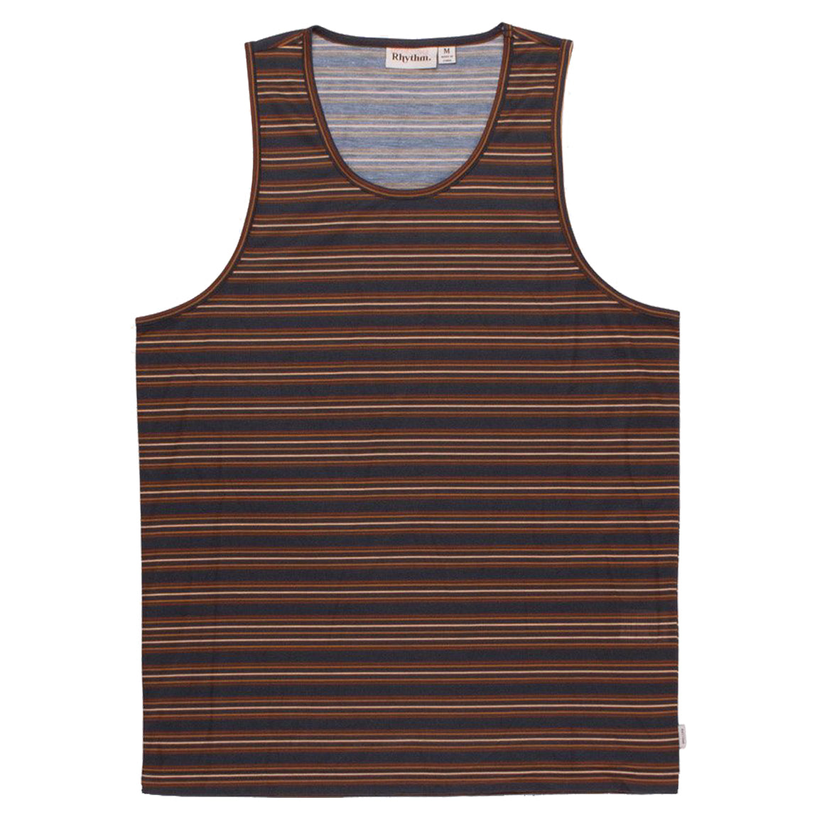 EVERYDAY STRIPE SINGLET INDIGO