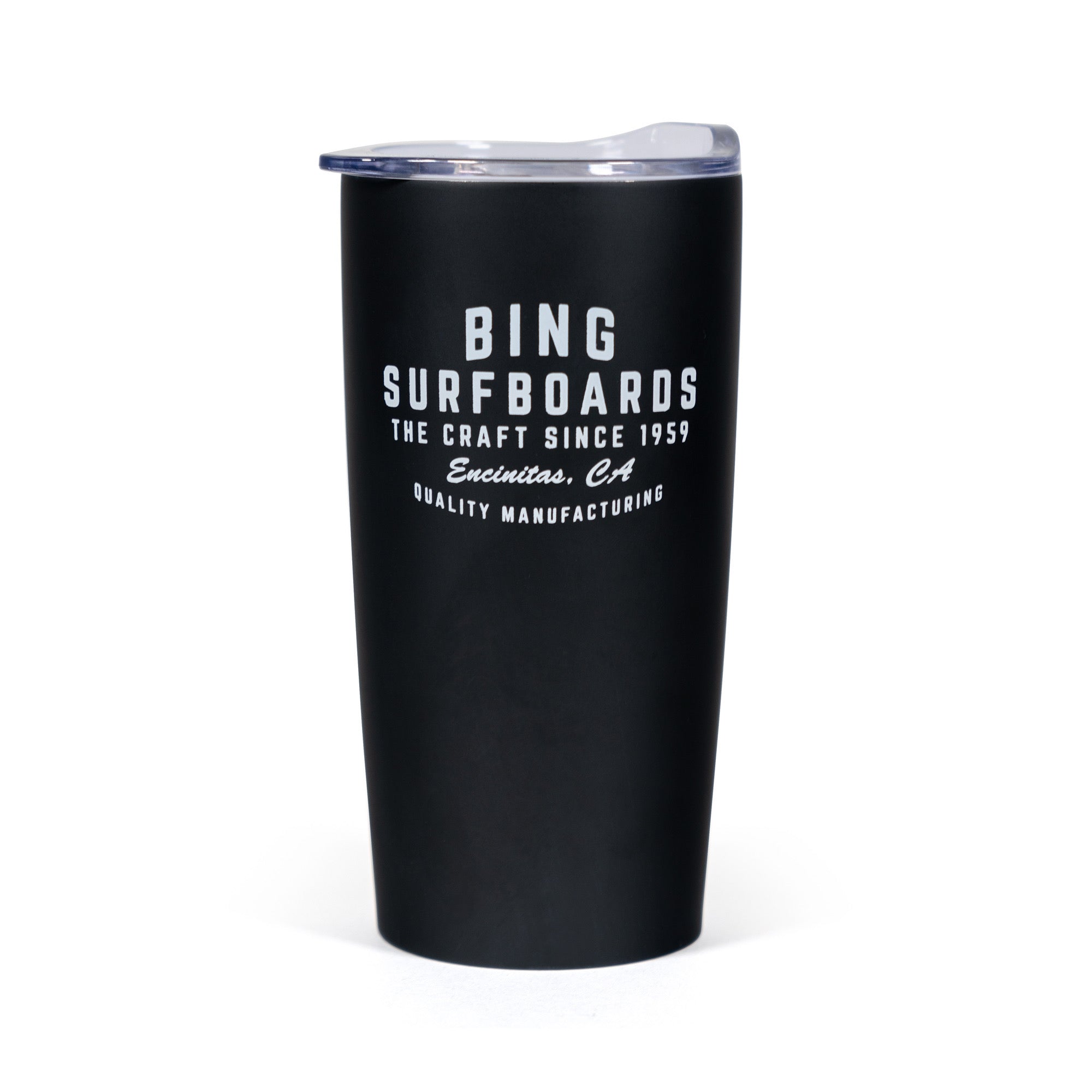 CLASSIC ENCINITAS / QUALITY MANUFACTURING TUMBLER DARK BLACK 20 OZ