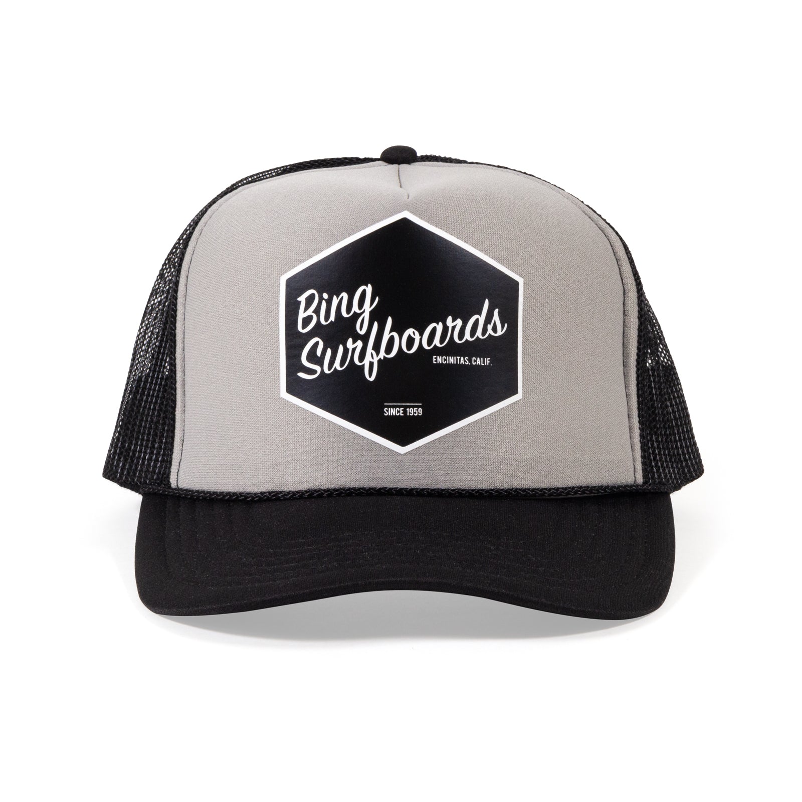 HEX TRUCKER HAT BLACK/GREY